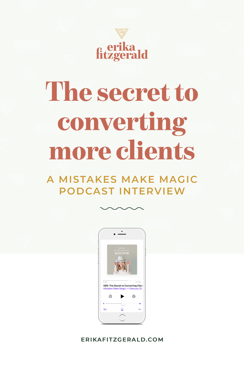 Website copy podcast interview with Mistakes Make Magic