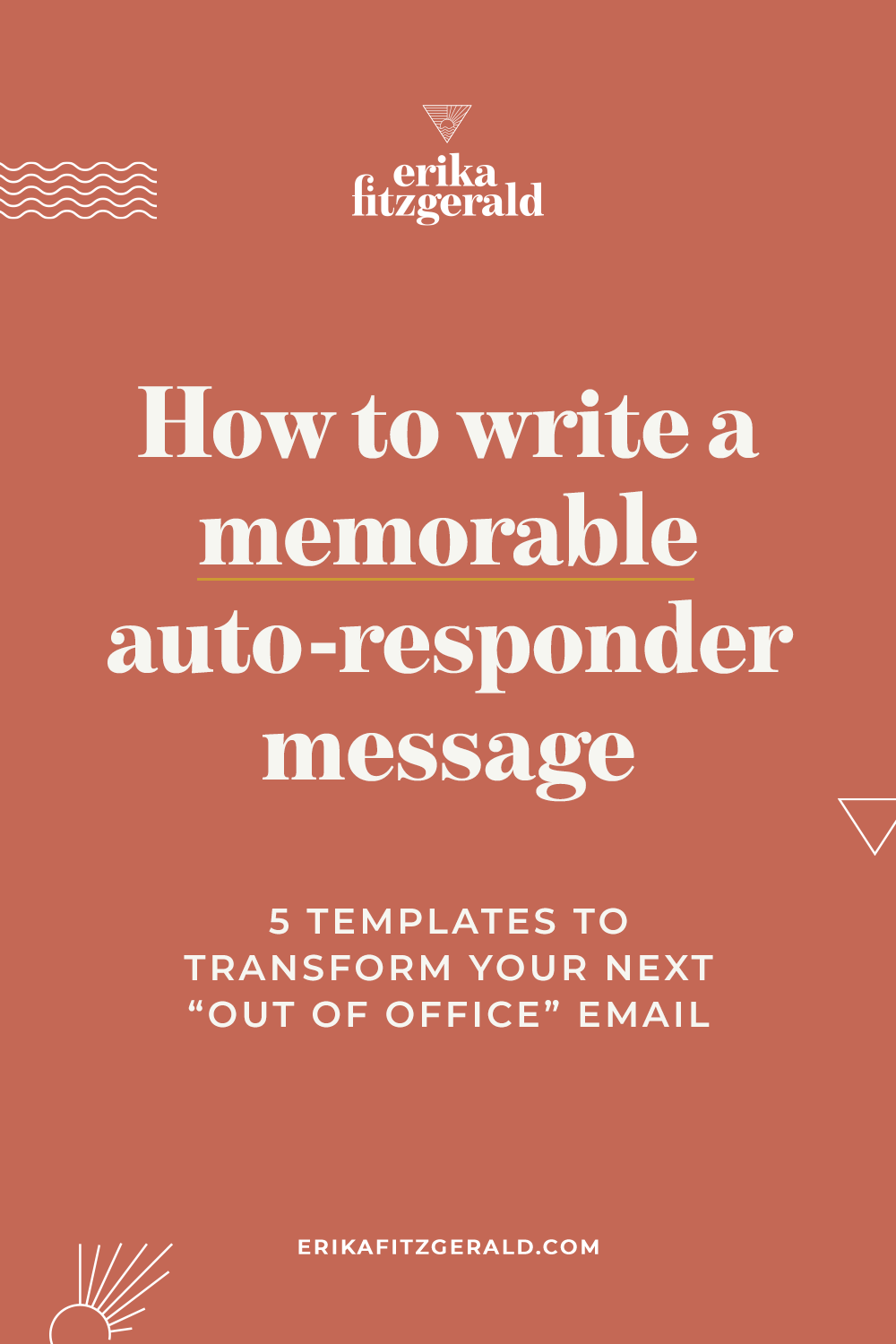 How to write an out of office email message
